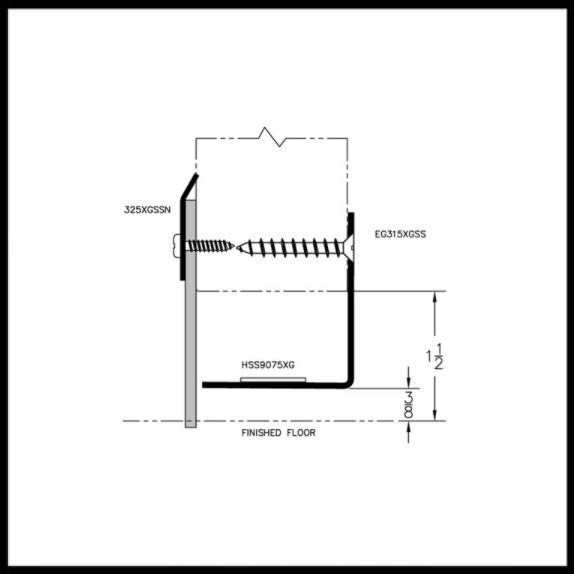 Pemko 325XGSSN Door Sweep | Trademark Hardware